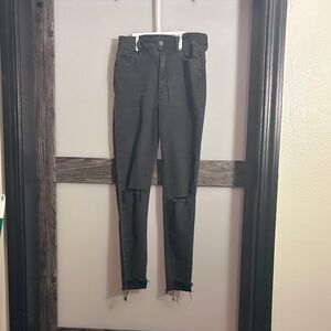 Hidden Stylish Black Distressed Women Jeans Size 27
